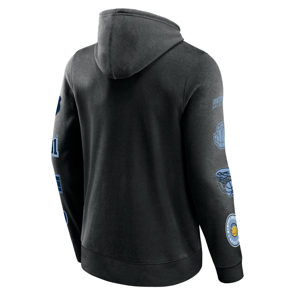 Memphis Grizzlies Home Court Pullover Hoodie - Black | Fanatics outlet