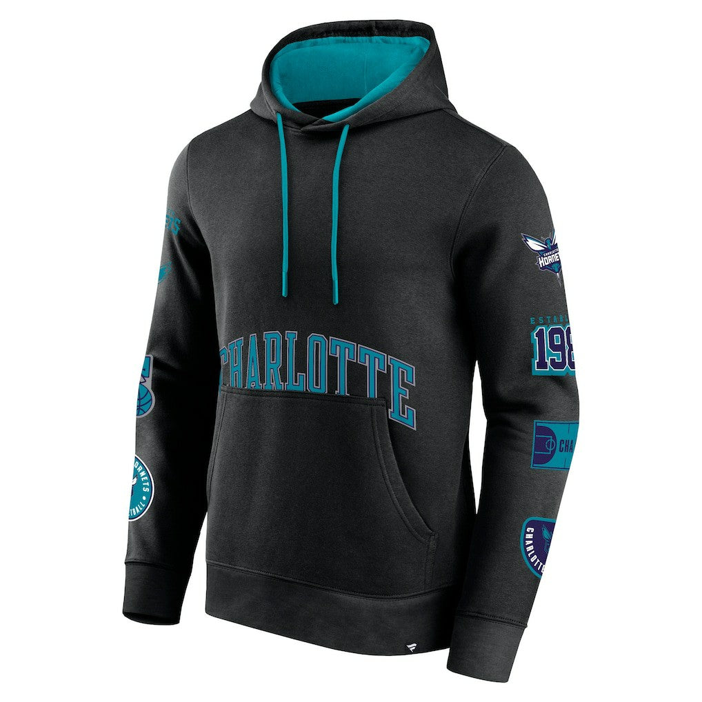 Charlotte Hornets Home Court Pullover Hoodie - Black | Fanatics online