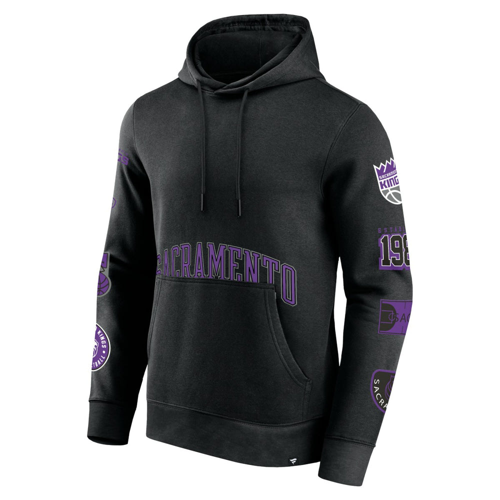 Sacramento Kings Home Court Pullover Hoodie - Black | Fanatics on sale