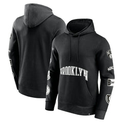 Brooklyn Nets Home Court Pullover Hoodie - Black | Fanatics shop