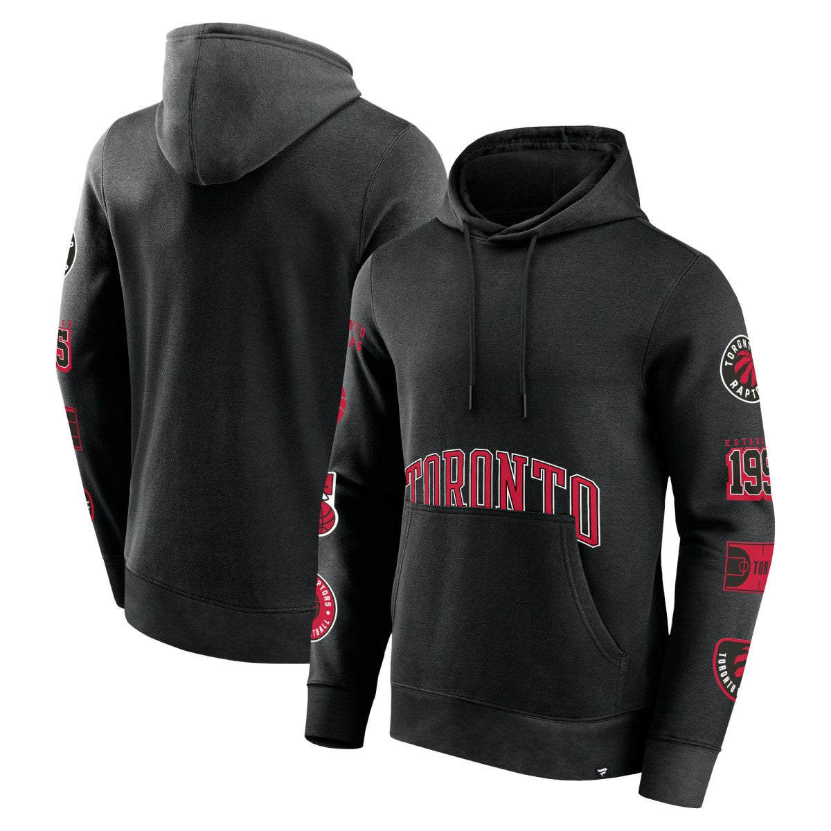 Toronto Raptors Home Court Pullover Hoodie - Black | Fanatics on sale