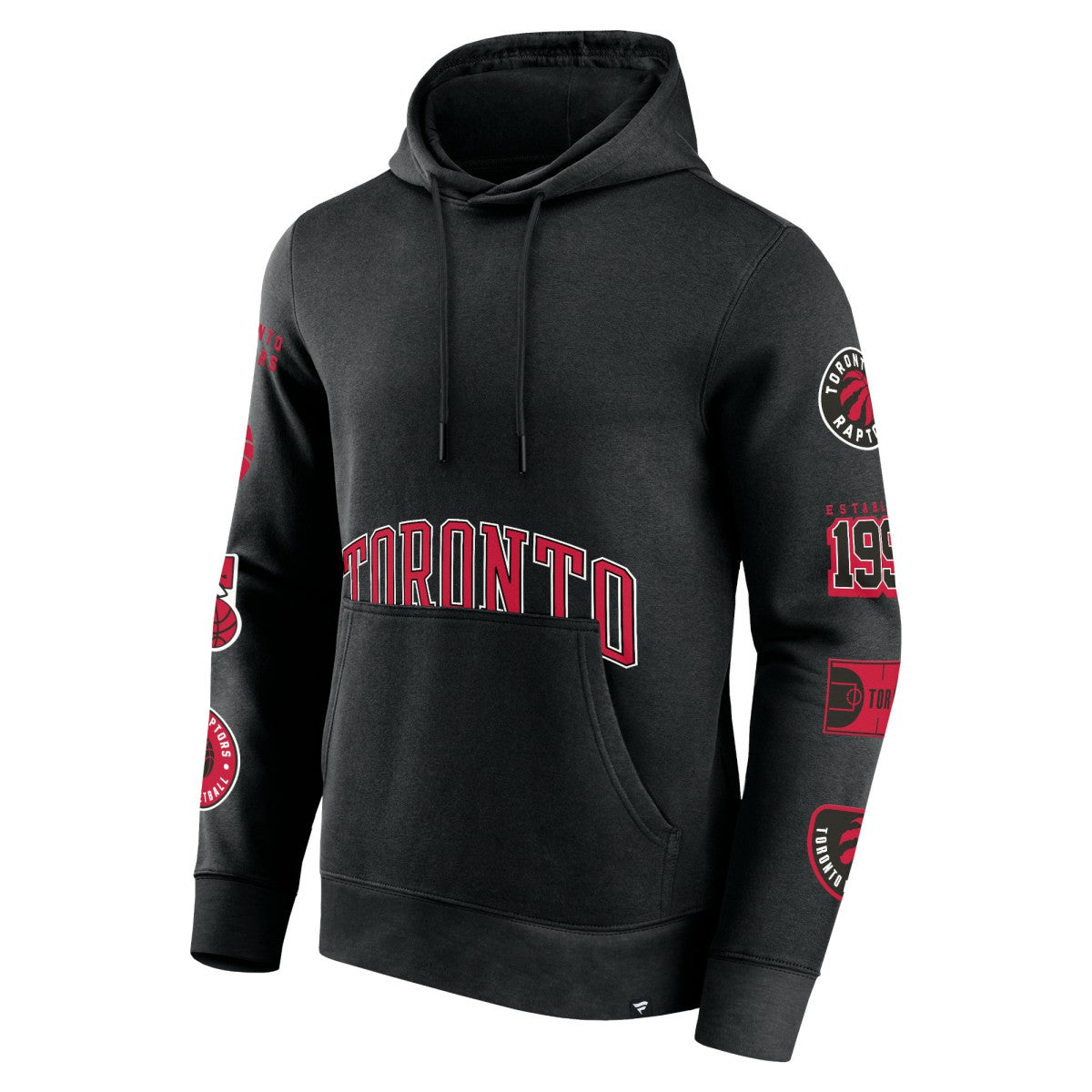 Toronto Raptors Home Court Pullover Hoodie - Black | Fanatics on sale