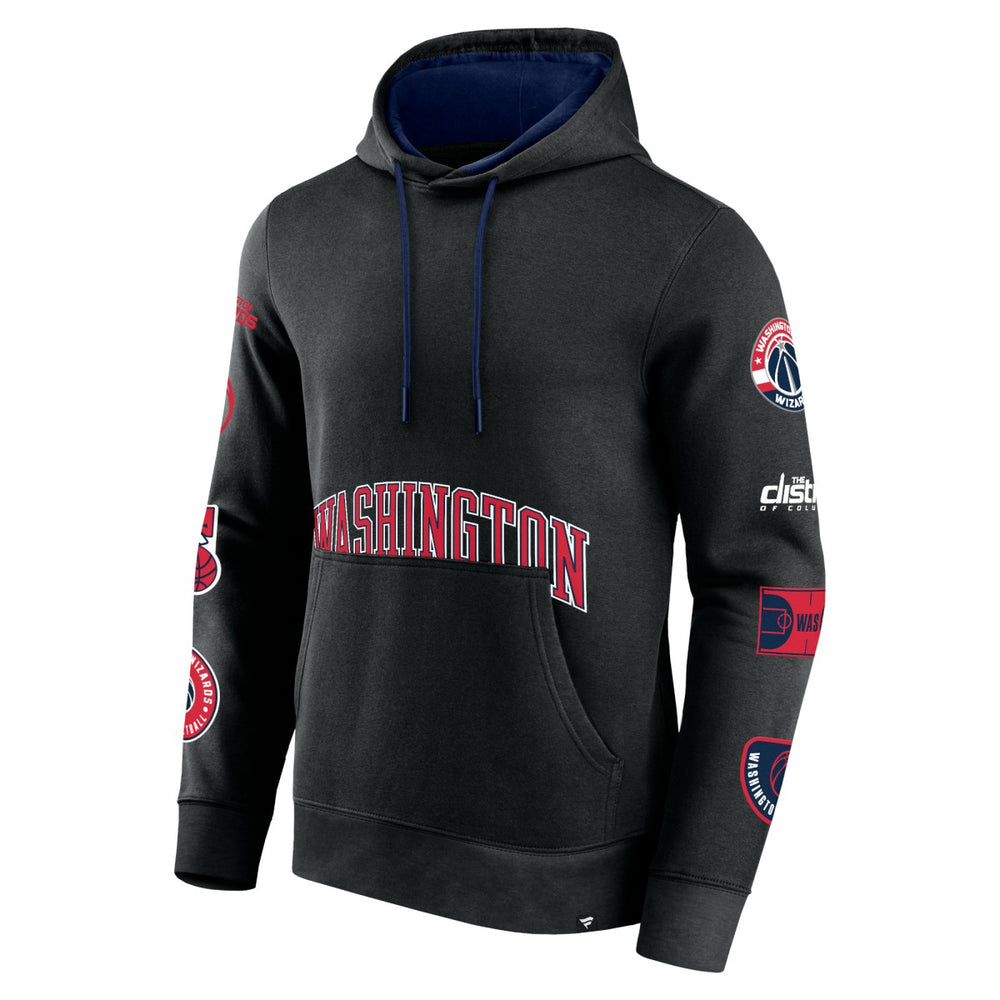 Washington Wizards Home Court Pullover Hoodie - Black | Fanatics cheap