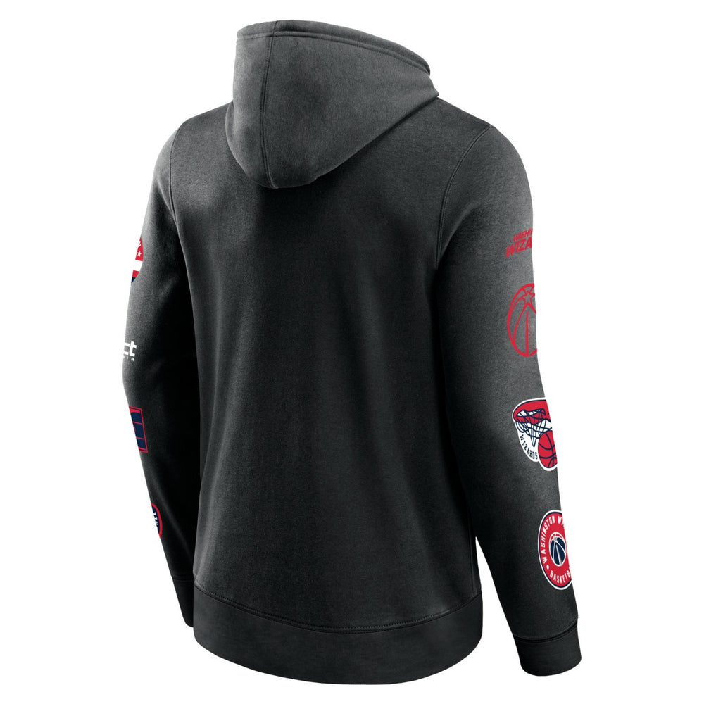 Washington Wizards Home Court Pullover Hoodie - Black | Fanatics cheap