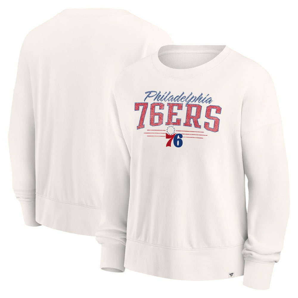 Philadelphia 76ers Women's Close the Game Pullover Sweatshirt - Cream | Fanatics on sale