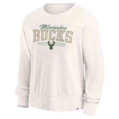 Milwaukee Bucks Women's Close the Game Pullover Sweatshirt - Cream | Fanatics discount