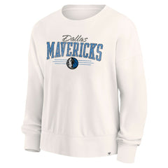 Dallas Mavericks Women's Close the Game Pullover Sweatshirt sale - Cream | Fanatics on sale