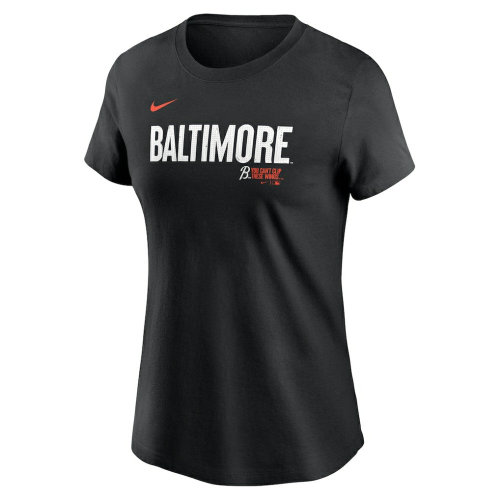 Adley Rutschman Baltimore Orioles Women's City Connect Fuse Name & Number T-Shirt - Black | Nike