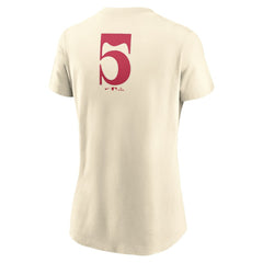 Texas Rangers Women's City Connect Fuse Name & Number T-Shirt - Cream | Nike