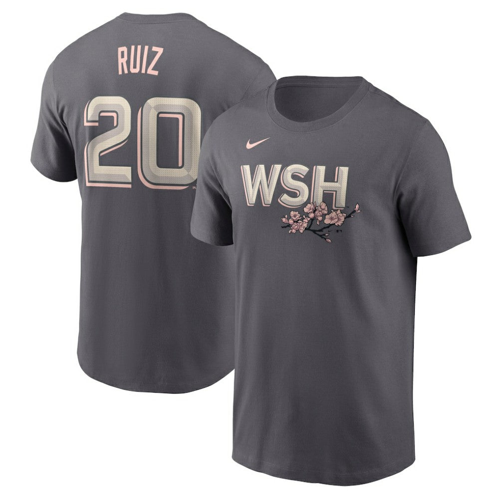 Keibert Ruiz Washington Nationals City Connect Fuse Name & Number T-Shirt - Gray | Nike