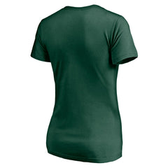 Milwaukee Bucks Women's Mascot In Bounds V-Neck T-Shirt - Hunter Green cheap