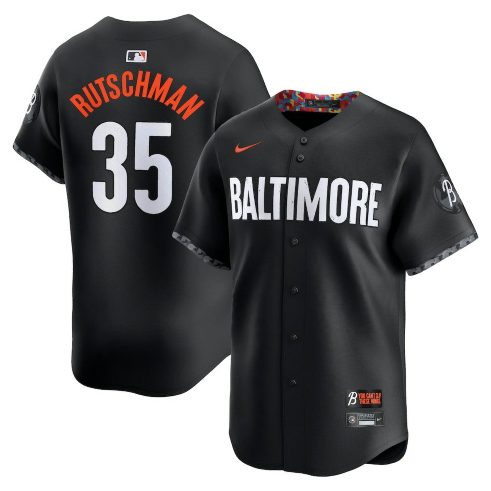 Adley Rutschman Baltimore Orioles City Connect Limited Player Jersey - Black | Nike