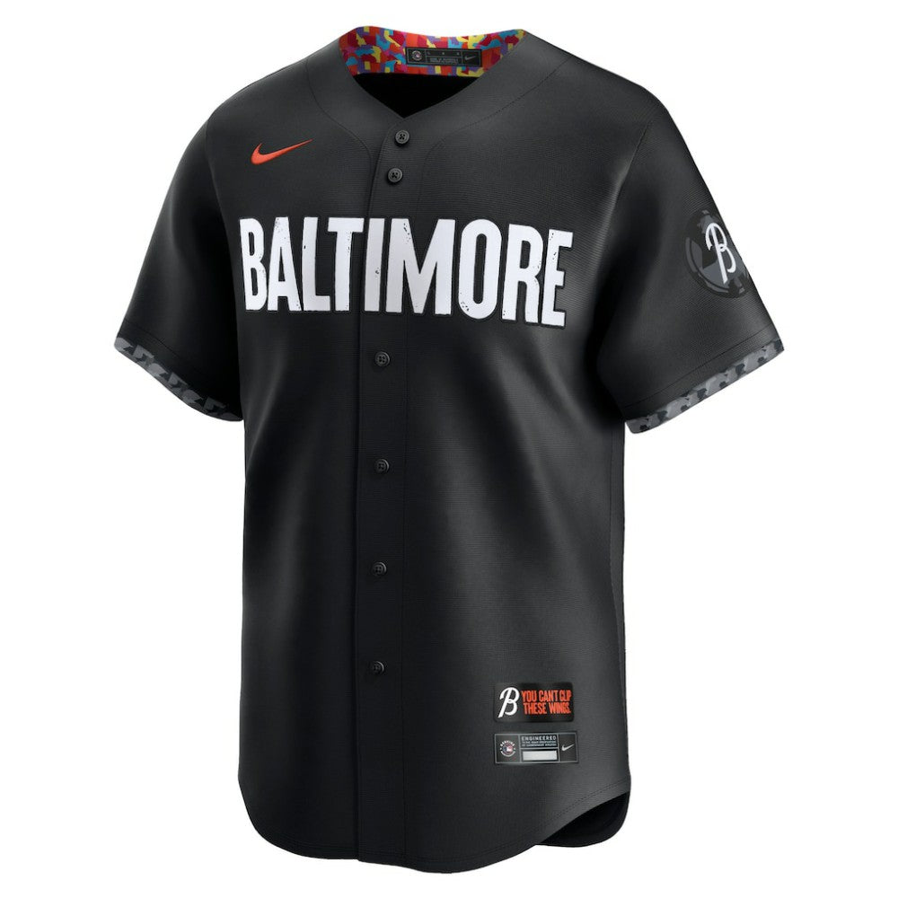 Adley Rutschman Baltimore Orioles City Connect Limited Player Jersey - Black | Nike