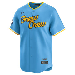 Christian Yelich Milwaukee Brewers City Connect Limited Player Jersey - Powder Blue | Nike