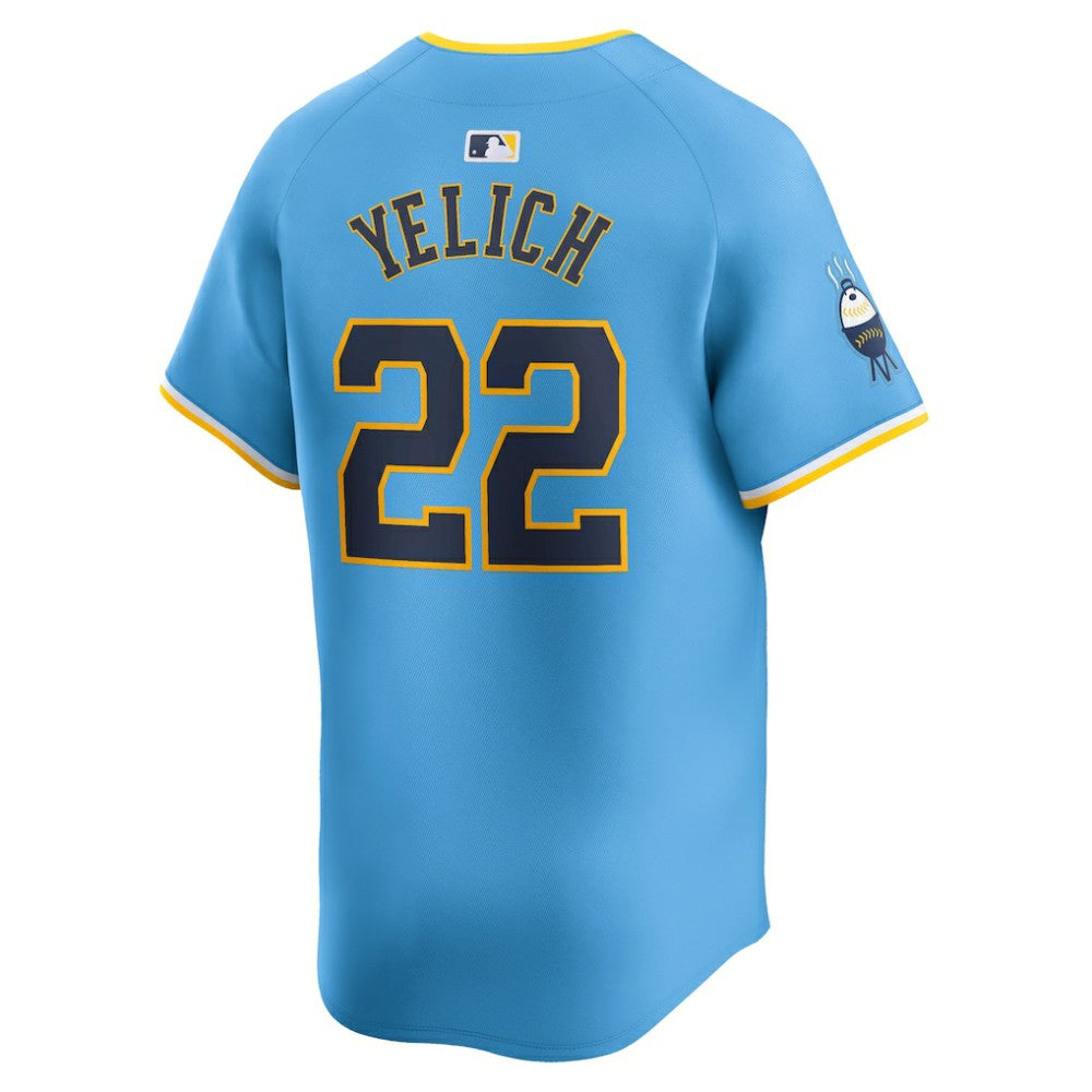Christian Yelich Milwaukee Brewers City Connect Limited Player Jersey - Powder Blue | Nike