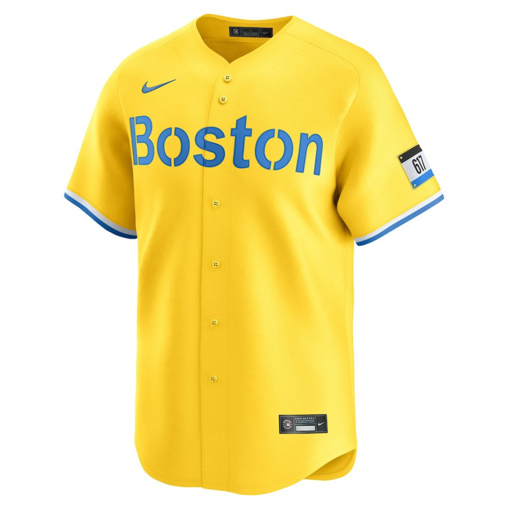 David Ortiz Boston Red Sox City Connect Retired Player Jersey - Gold | Nike