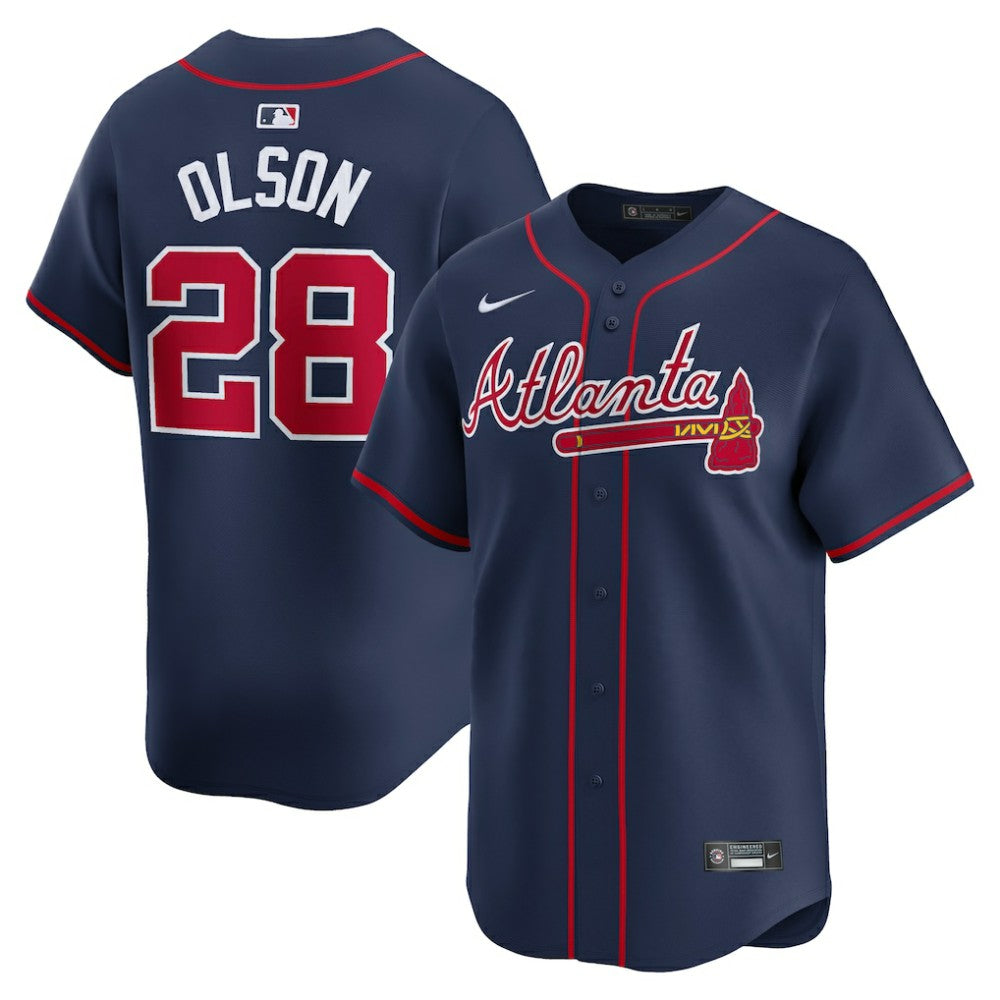 Matt Olson Atlanta Braves Alternate Limited Player Jersey - Navy | Nike