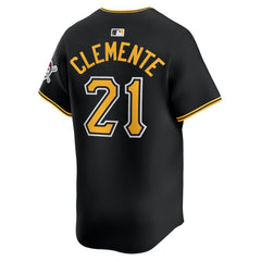 Roberto Clemente Pittsburgh Pirates Alternate Limited Jersey - Black | Nike