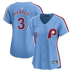Bryce Harper Philadelphia Phillies Women's Alternate Limited Player Jersey - Light Blue | Nike