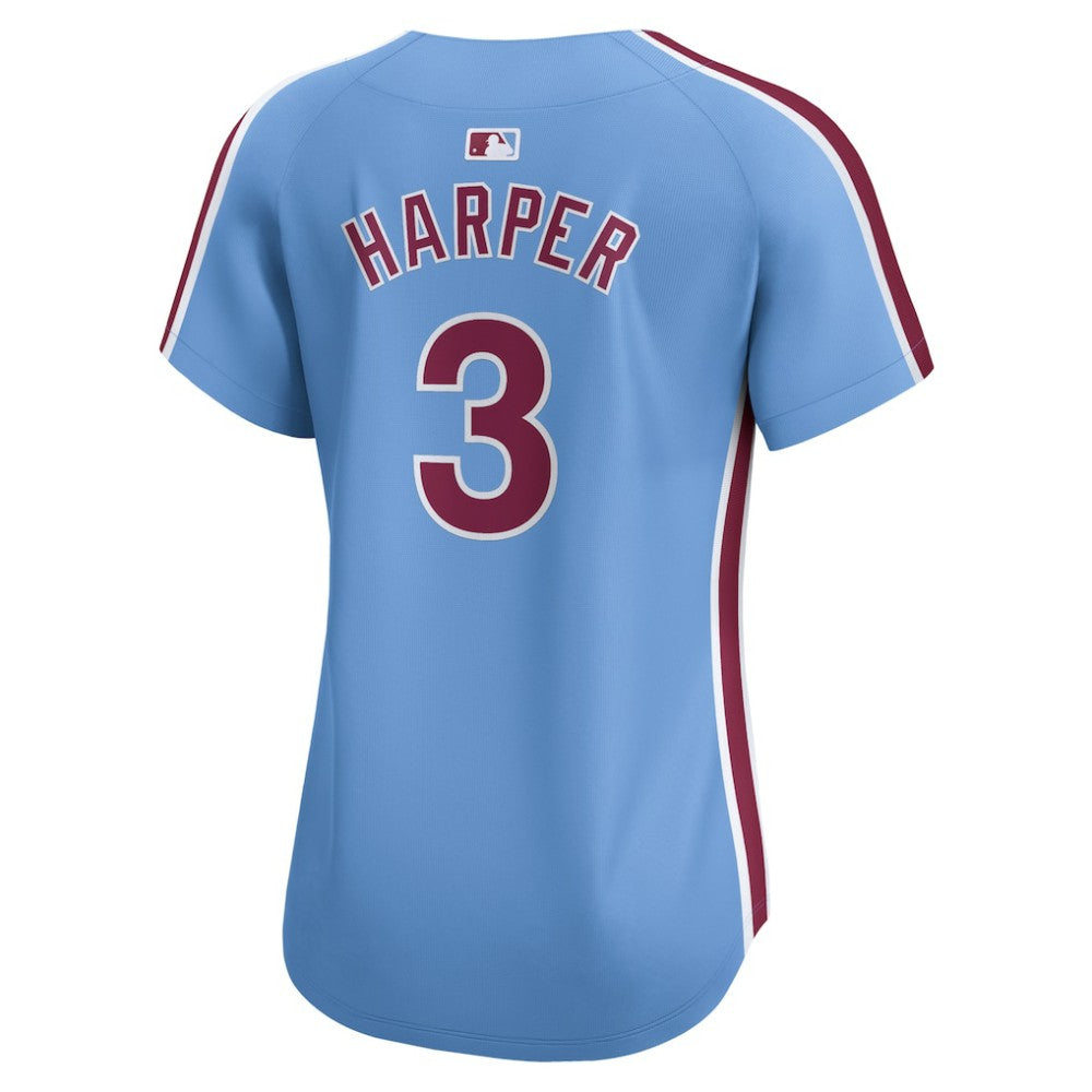 Bryce Harper Philadelphia Phillies Women's Alternate Limited Player Jersey - Light Blue | Nike