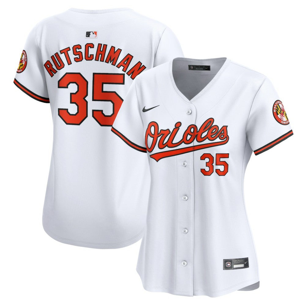 Adley Rutschman Baltimore Orioles Women's Home Limited Player Jersey - White | Nike