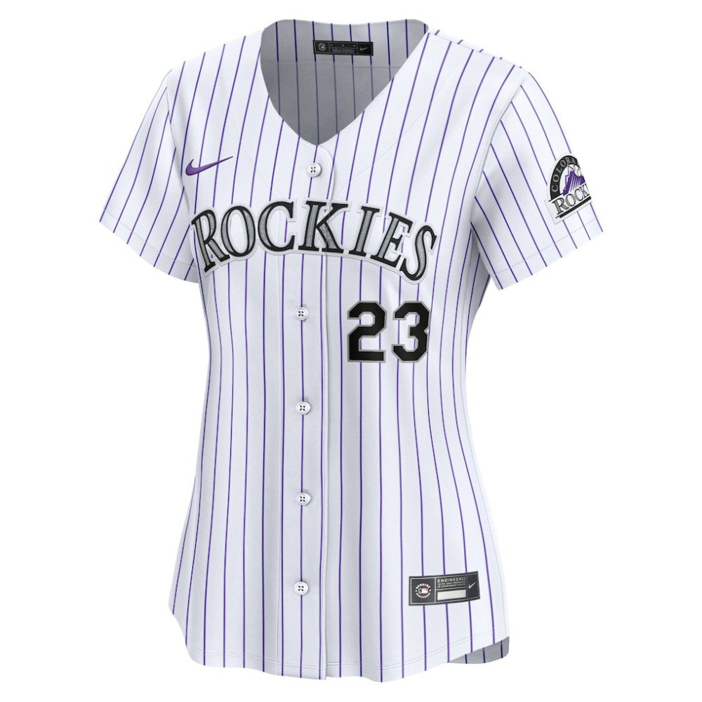 Kris Bryant Colorado Rockies Women's Home Limited Player Jersey - White | Nike