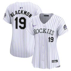 Charlie Blackmon Colorado Rockies Women's Home Limited Player Jersey - White | Nike