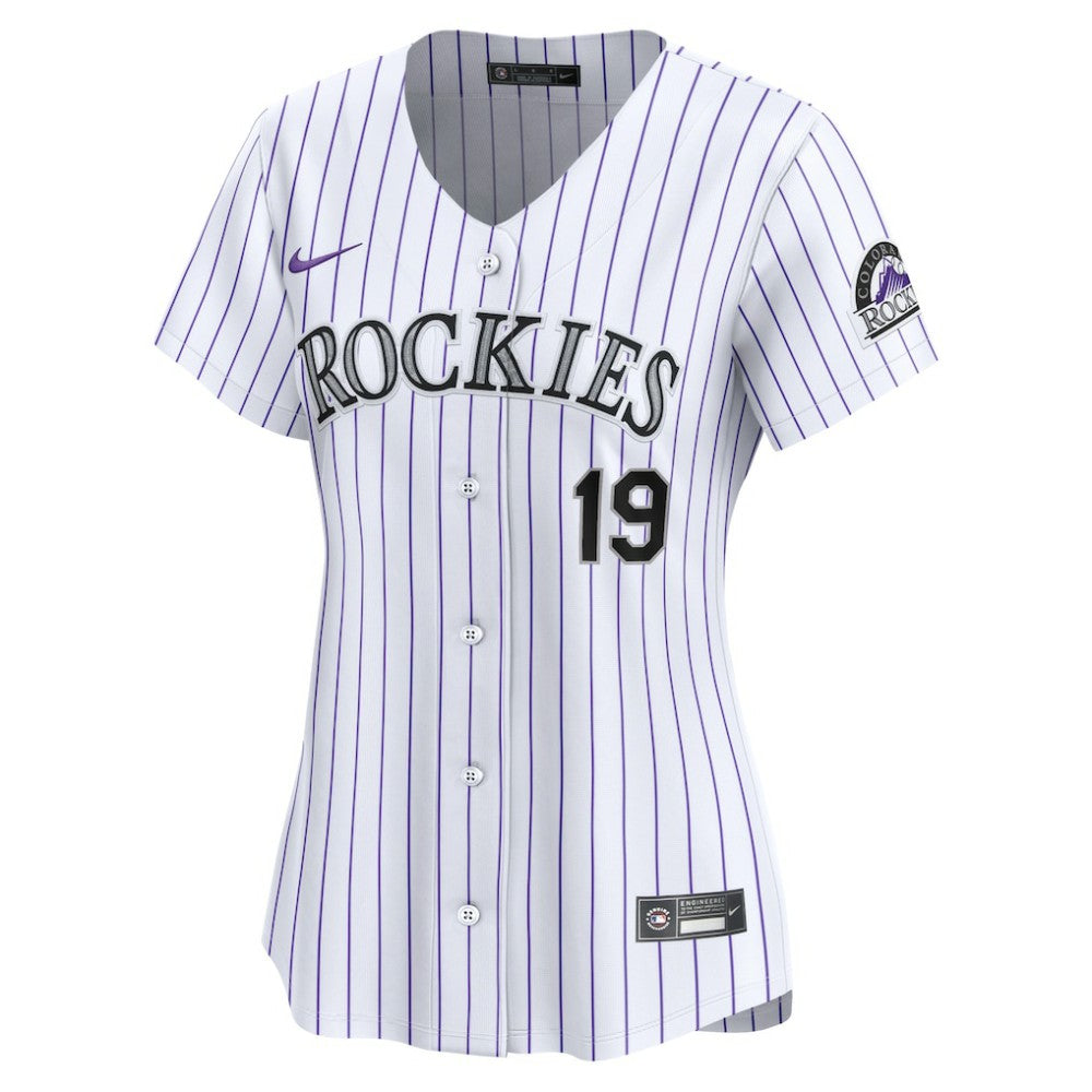 Charlie Blackmon Colorado Rockies Women's Home Limited Player Jersey - White | Nike