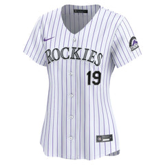 Charlie Blackmon Colorado Rockies Women's Home Limited Player Jersey - White | Nike