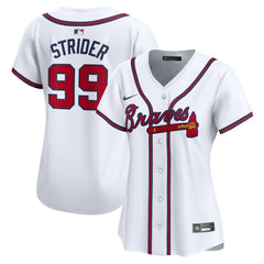 Spencer Strider Atlanta Braves Women's  Home Limited Player Jersey - White | Nike