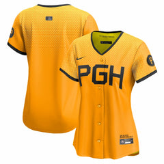 Pittsburgh Pirates Women's City Connect Limited Jersey - Gold | Nike