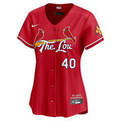 Willson Contreras St. Louis Cardinals Women's 2024 City Connect Limited Player Jersey - Red | Nike