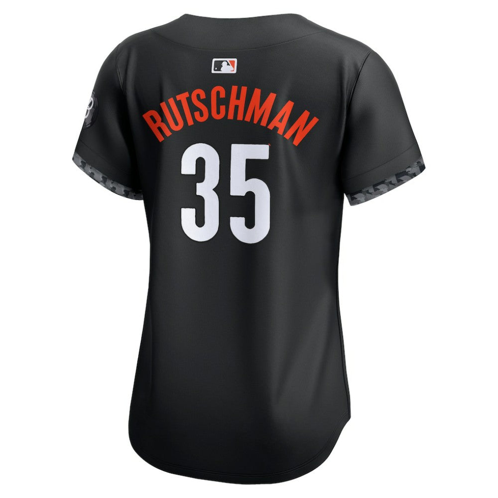 Adley Rutschman Baltimore Orioles Women's City Connect Limited Player Jersey - Black | Nike