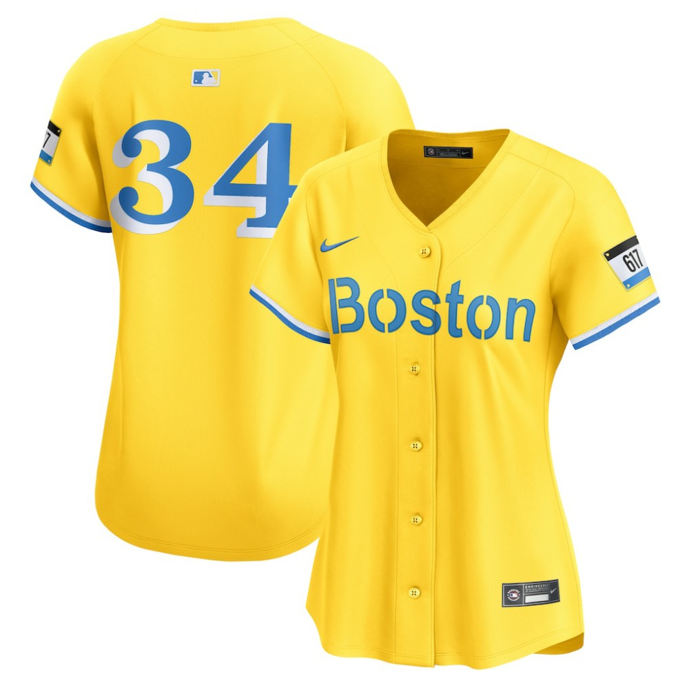 David Ortiz Boston Red Sox Women's City Connect Retired Player Jersey - Gold | Nike