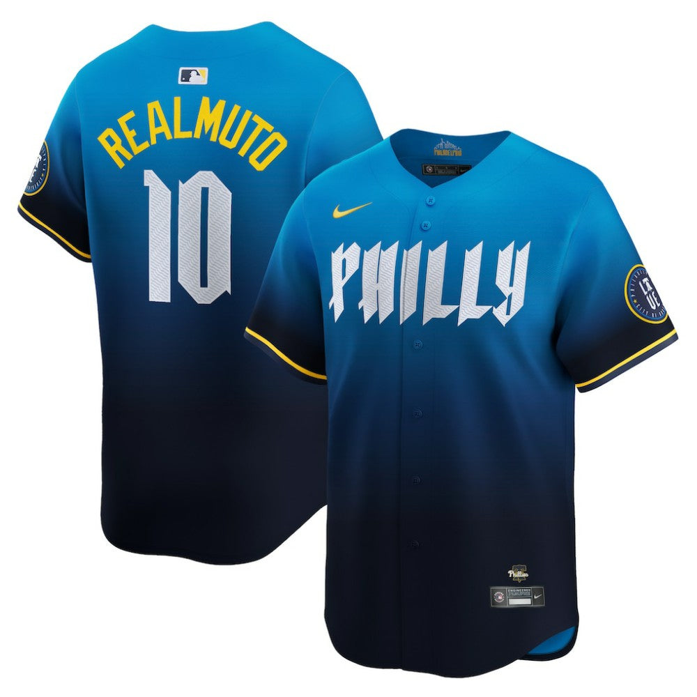 J.T. Realmuto Philadelphia Phillies 2024 City Connect Limited Player Jersey - Blue | Nike