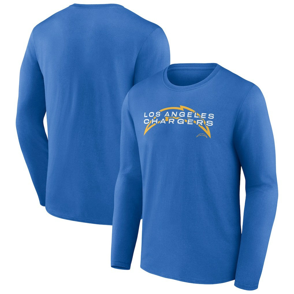 Los Angeles Chargers Advance to Victory Long Sleeve T-Shirt - Powder Blue sale