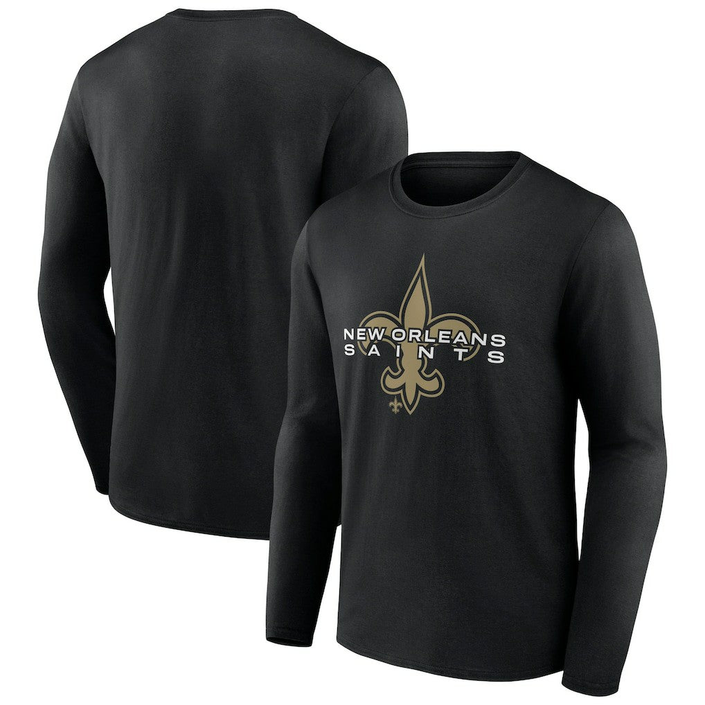 New Orleans Saints Advance to Victory Long Sleeve T-Shirt - Black outlet