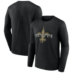 New Orleans Saints Advance to Victory Long Sleeve T-Shirt - Black outlet