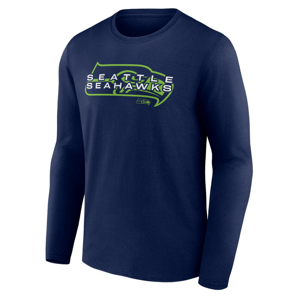 Seattle Seahawks Advance to Victory Long Sleeve T-Shirt - College Navy outlet