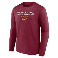 Washington Commanders Advance to Victory Long Sleeve T-Shirt - Burgundy on sale