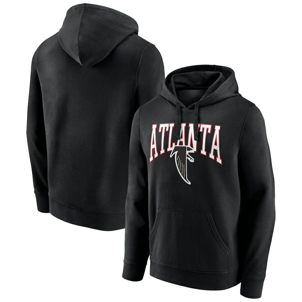 Atlanta Falcons Gridiron Classics Campus Standard Pullover Hoodie - Black for sale