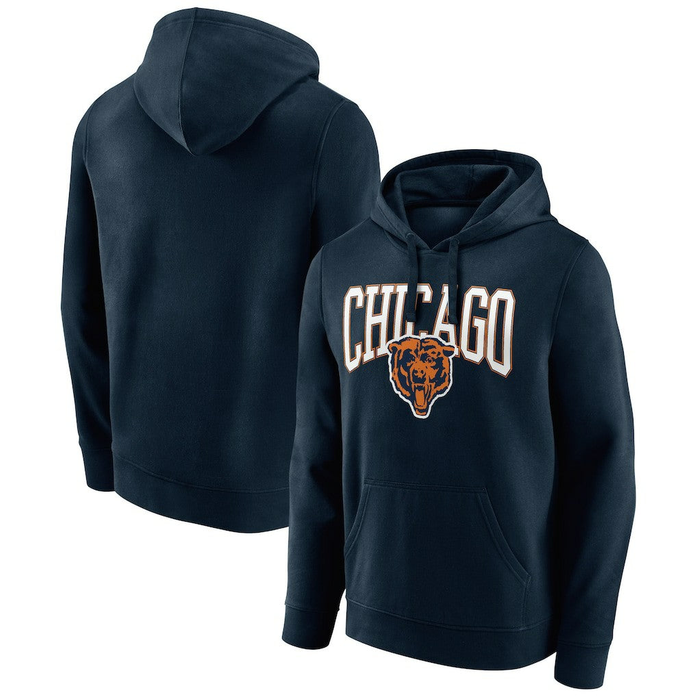 Chicago Bears Gridiron Classics Campus Standard Pullover Hoodie - Navy online