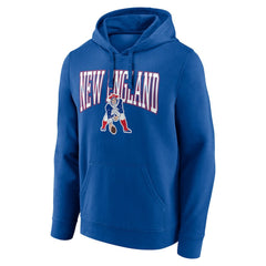 New England Patriots Gridiron Classics Campus Standard Pullover Hoodie - Royal for sale