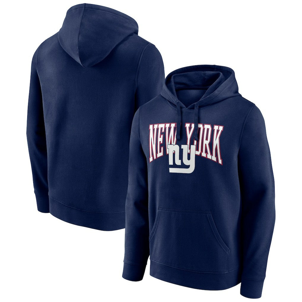 New York Giants Gridiron Classics Campus Standard Pullover Hoodie - Navy discount