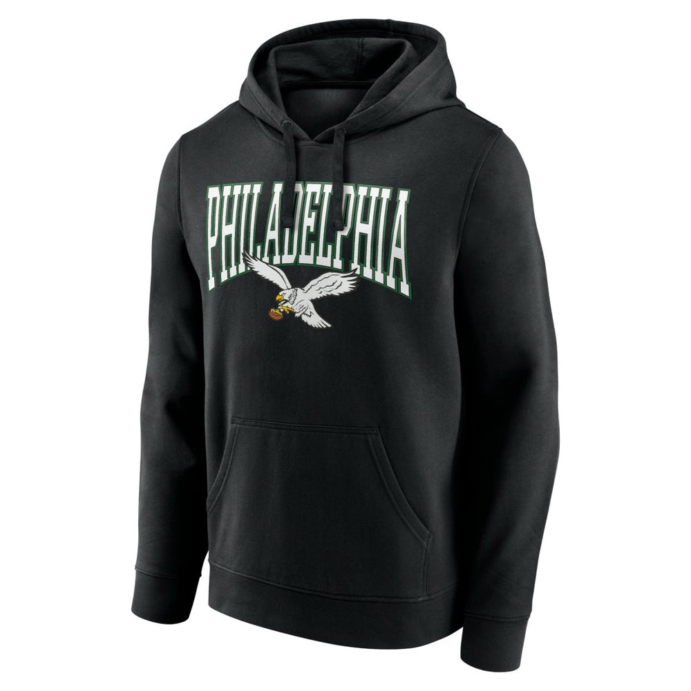 Philadelphia Eagles Gridiron Classics Campus Standard Pullover Hoodie - Black outlet