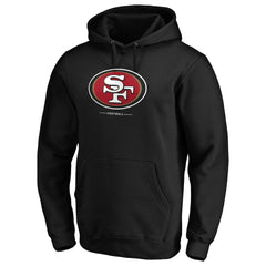 San Francisco 49ers Team Lockup Pullover Hoodie - Black online