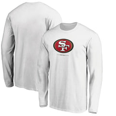 San Francisco 49ers Team Lockup Long Sleeve T-Shirt - White discount