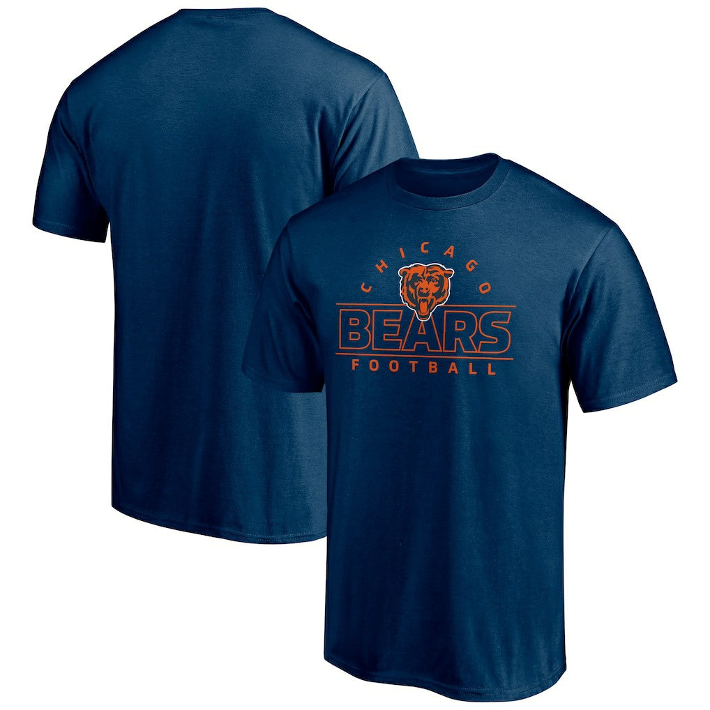 Chicago Bears Dual Threat T-Shirt - Navy discount
