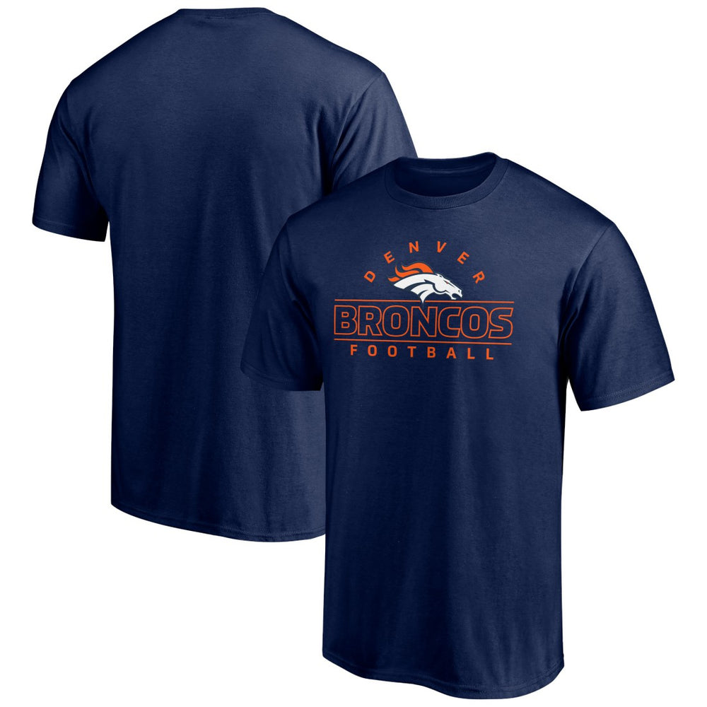 Denver Broncos Dual Threat T-Shirt - Navy sale