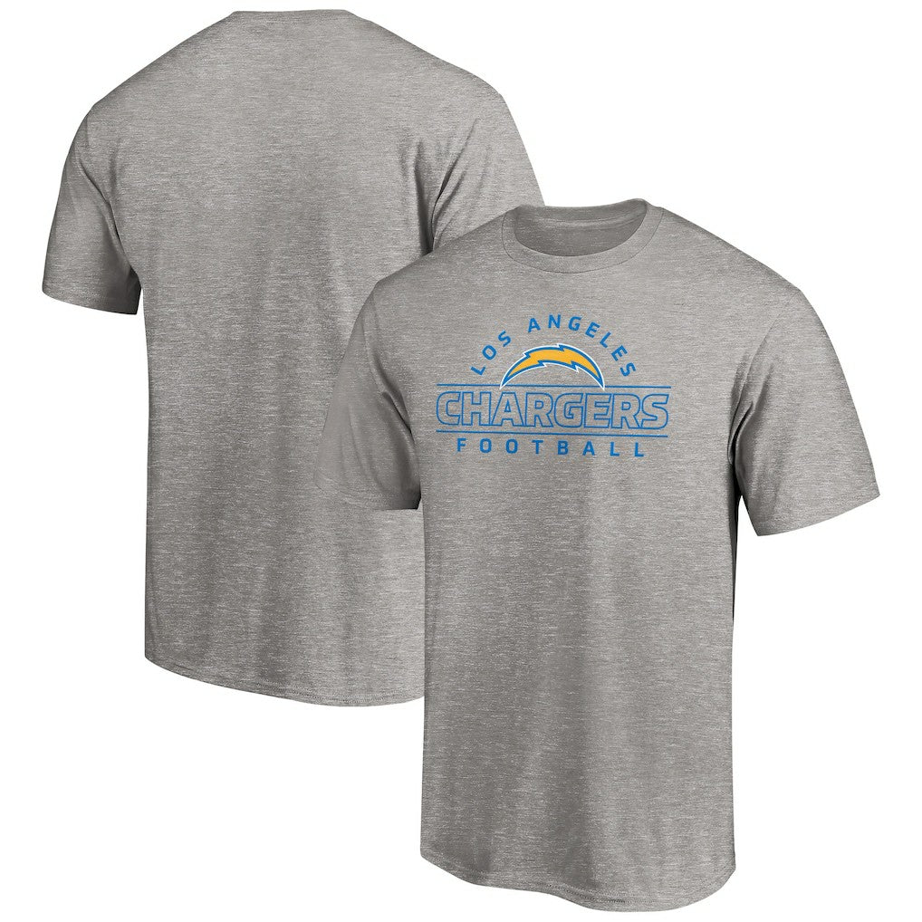 Los Angeles Chargers Dual Threat T-Shirt - Heather Gray on sale